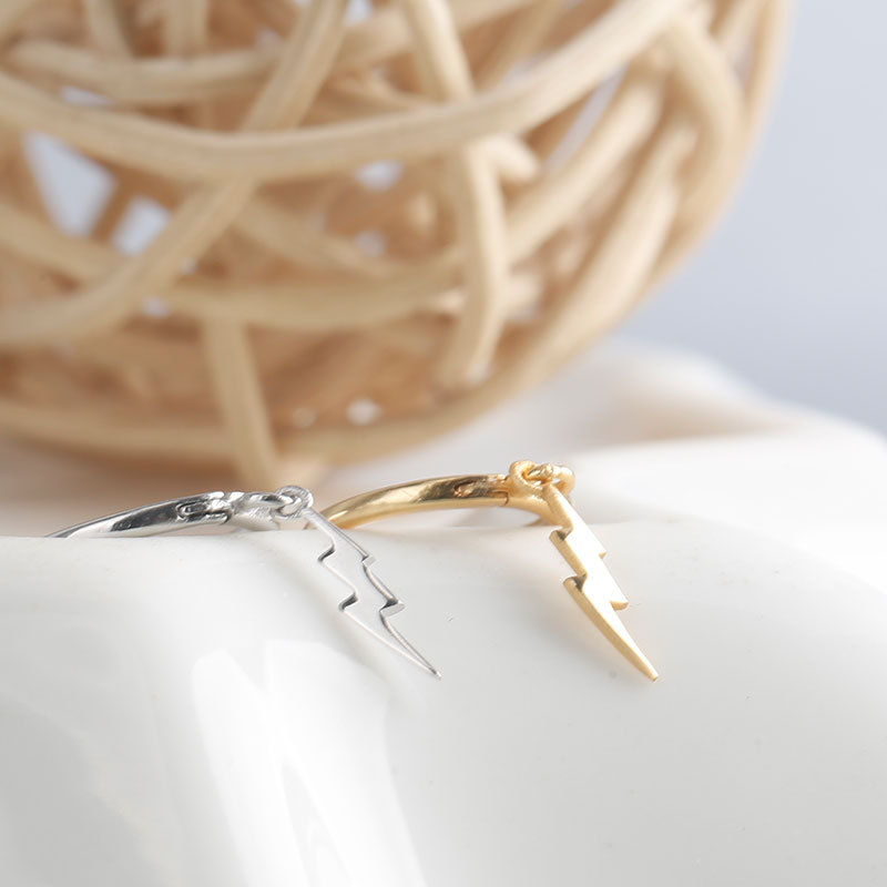 Lightning Hoop Earrings - Lightning earrings