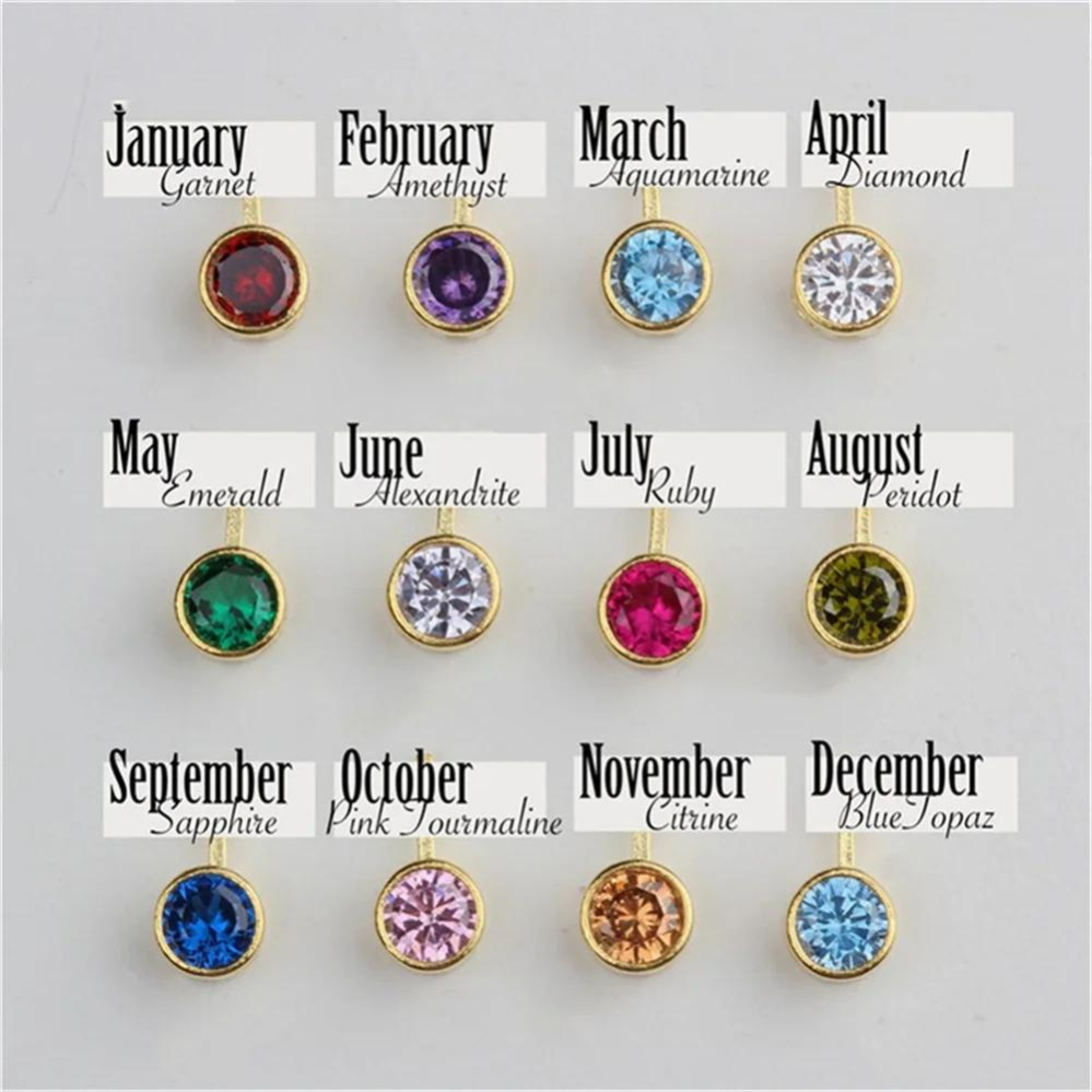 Birthday Flower Bracelet - Birthstone and Flower Bracelet