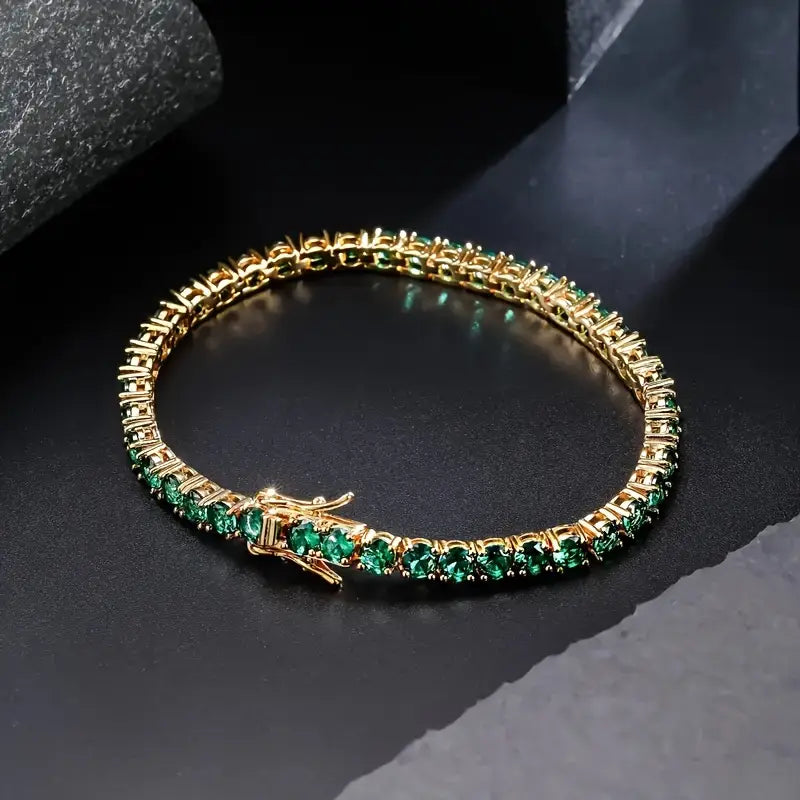 Aliona – Elegant gold Virelli bracelet