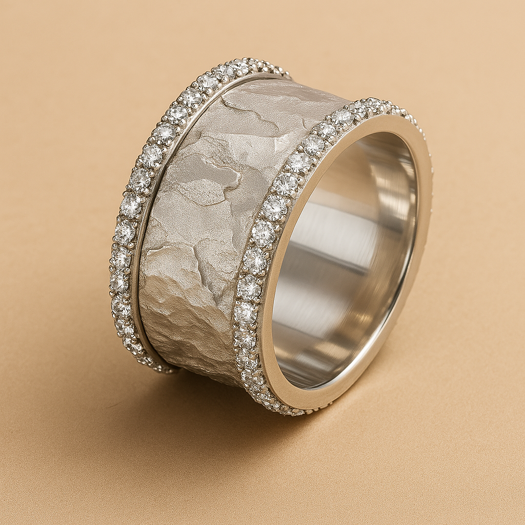 Lina – Vintage Silver Ring with Zirconias