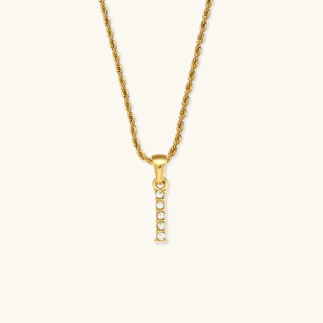 Maeve - Diamond Initial Necklace