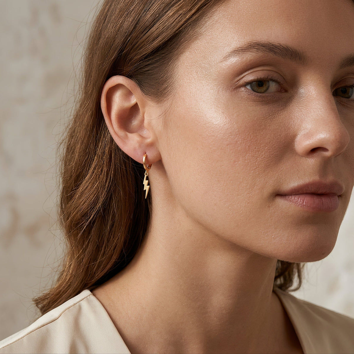 Lightning Hoop Earrings - Lightning earrings