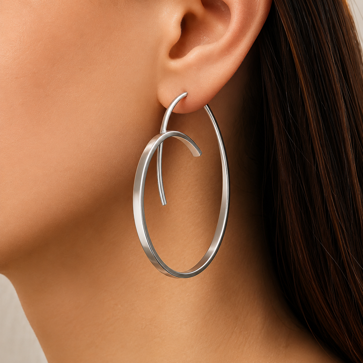 Becca – Elegant Spiral Shaped Earrings