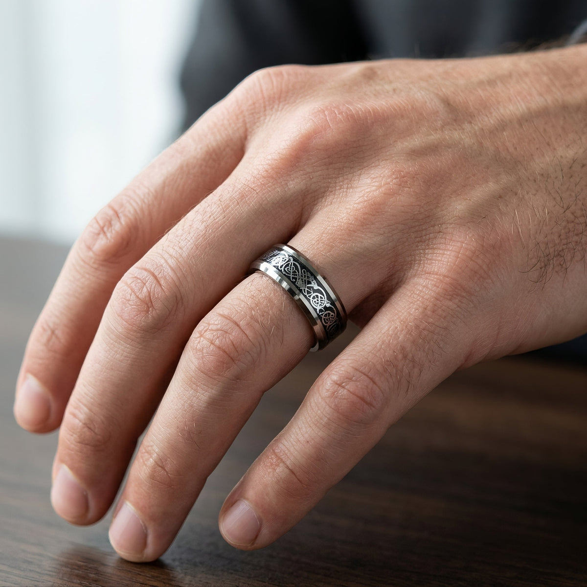 Jarl – Viking Ring with Archaic Design