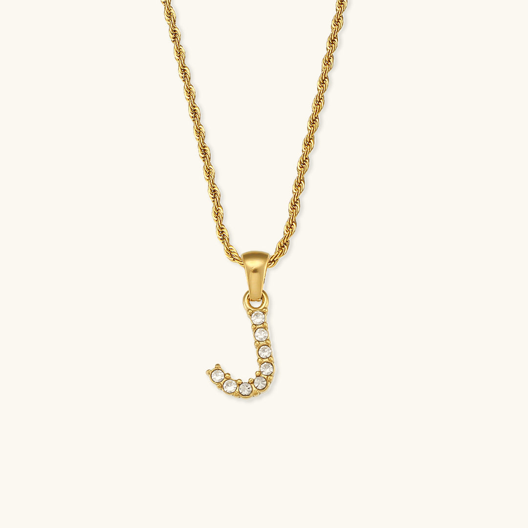 Maeve - Diamond Initial Necklace