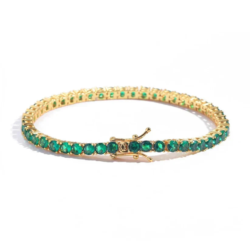 Aliona – Elegant gold Virelli bracelet