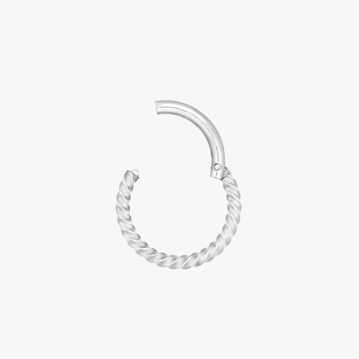 Leila - 8mm Twisted Rope Hoops
