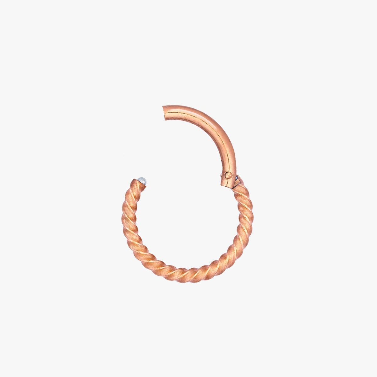Leila - 8mm Twisted Rope Hoops