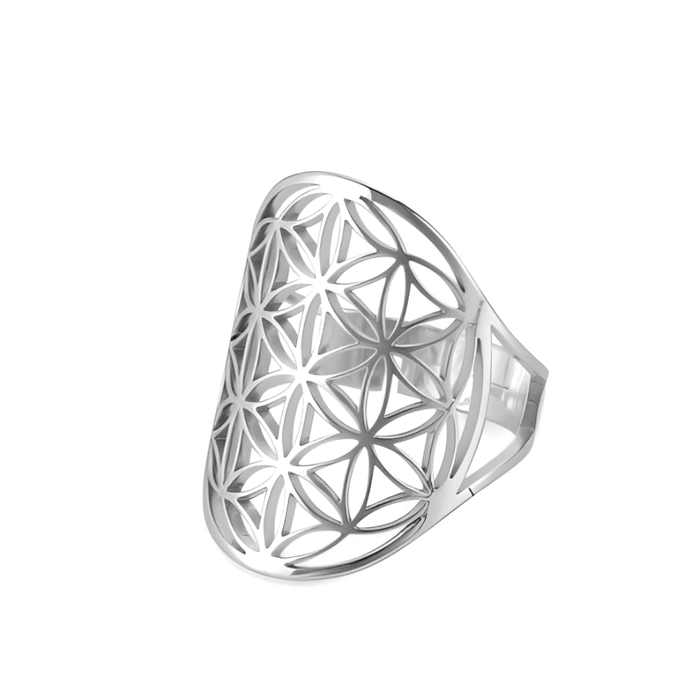 Myrrha – Energy Ring Flower of Life