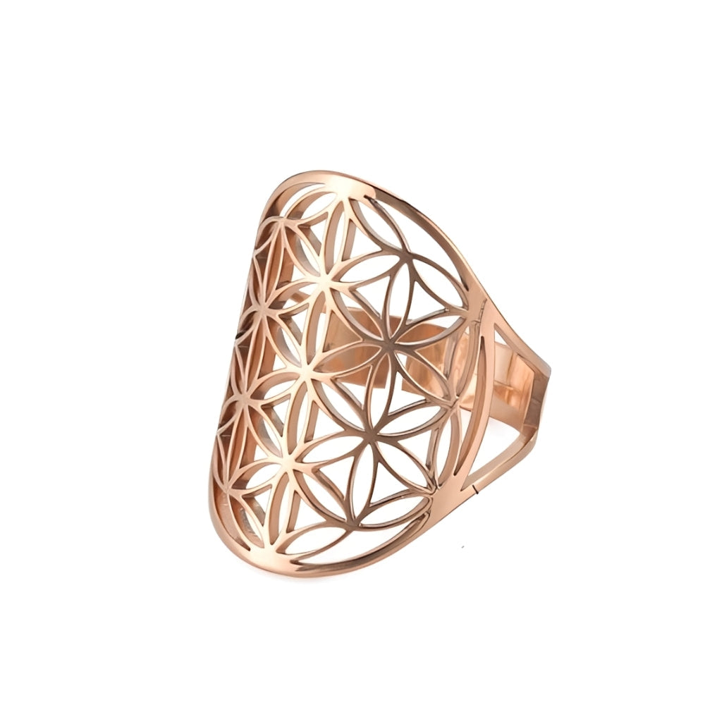 Myrrha – Energy Ring Flower of Life