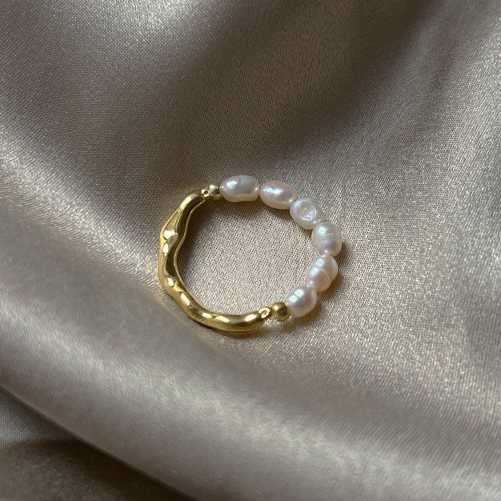 Jane - Duality Gold and Pearl Ring