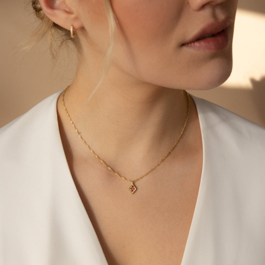 Diamond Birthstone Pendant
