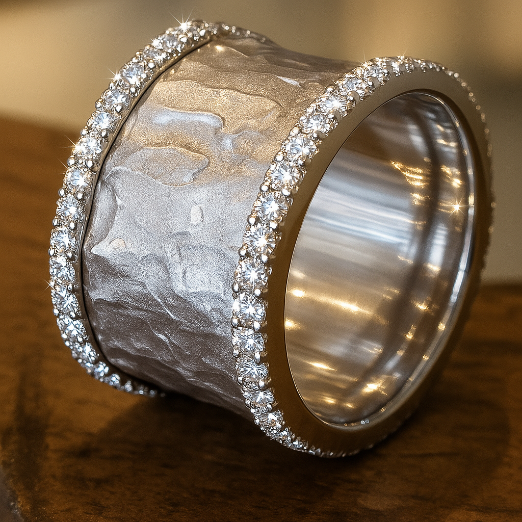 Lina – Vintage Silver Ring with Zirconias