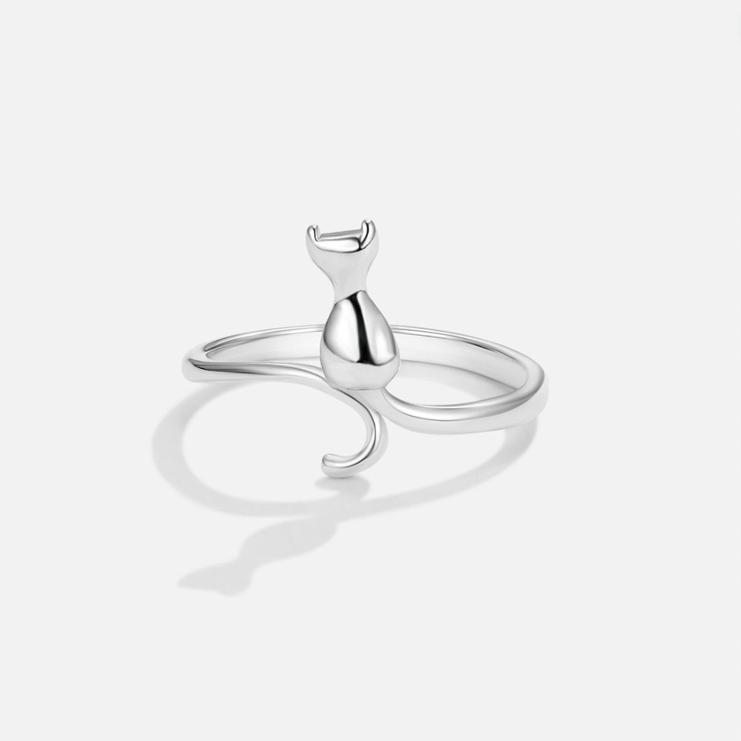 Mindy – Mystic Silver Cat Ring
