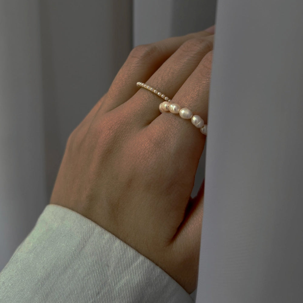 Jane - Duality Gold and Pearl Ring
